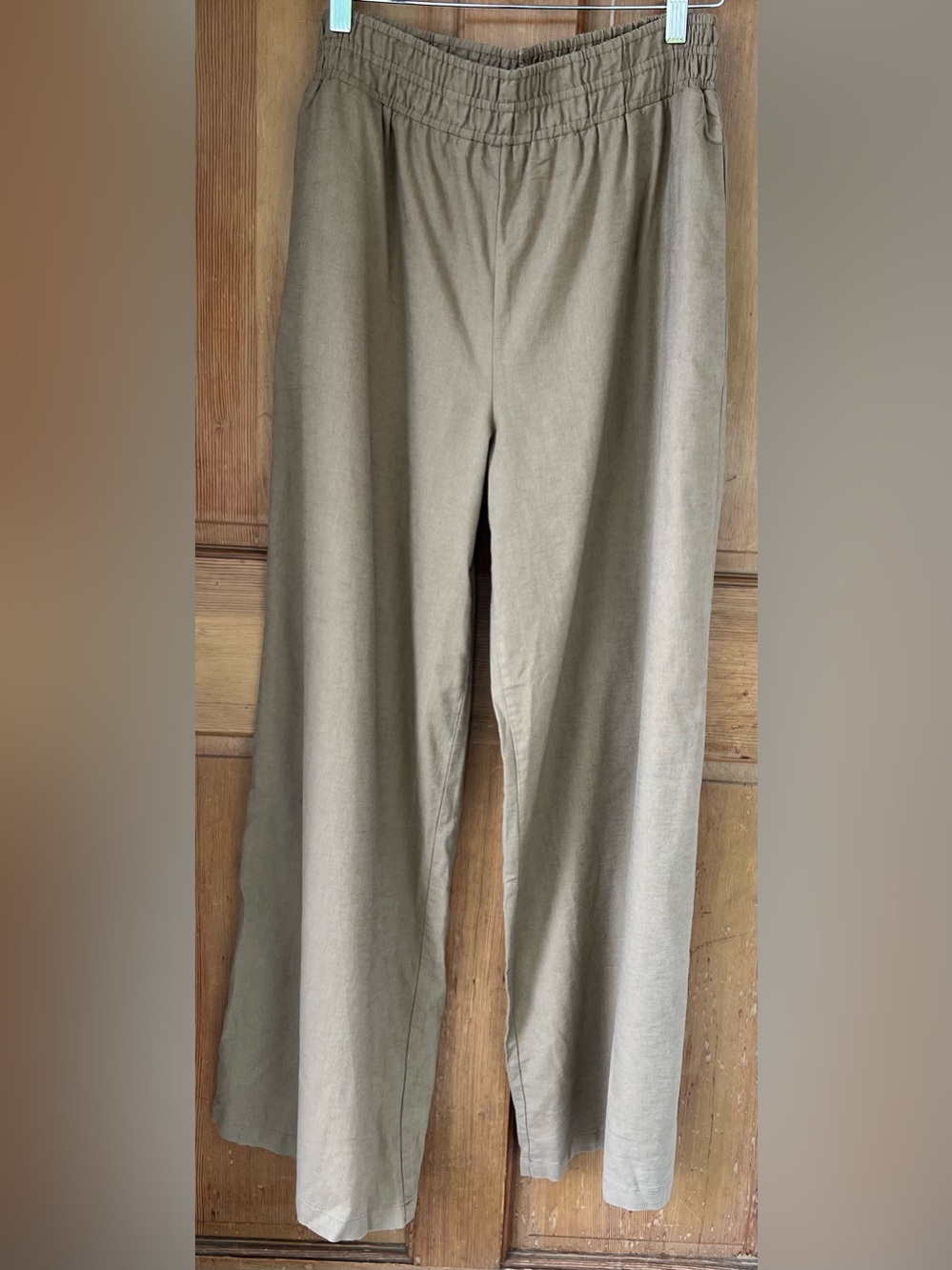 NWT Neuflora Wide Leg Linen Blend Pants M